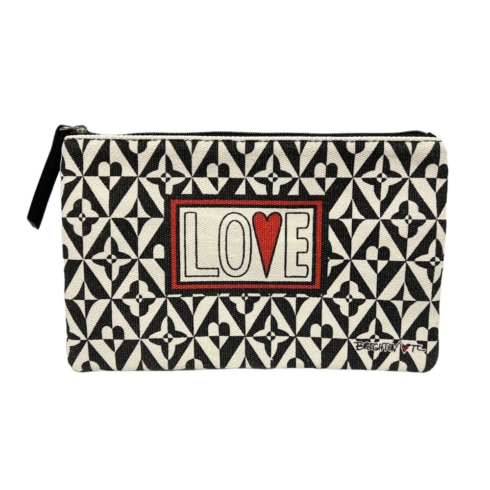 Brighton Look of Love Pouch Makeup Bag Tom Clancy Fashionista Pencil Pouch